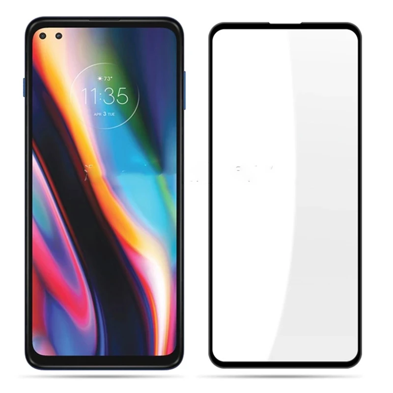 2PCS For Motorola Moto G 5G Plus G9 G8 Power/Play G5G G9Plus Screen Protector Case Full Glue Tempered Glass Protective Cover