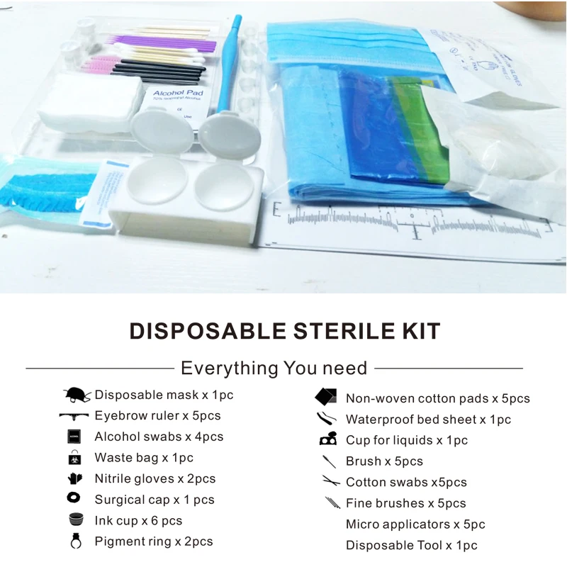 Комплект для микроблейдинга Одноразовые Стерильные наборы принадлежности