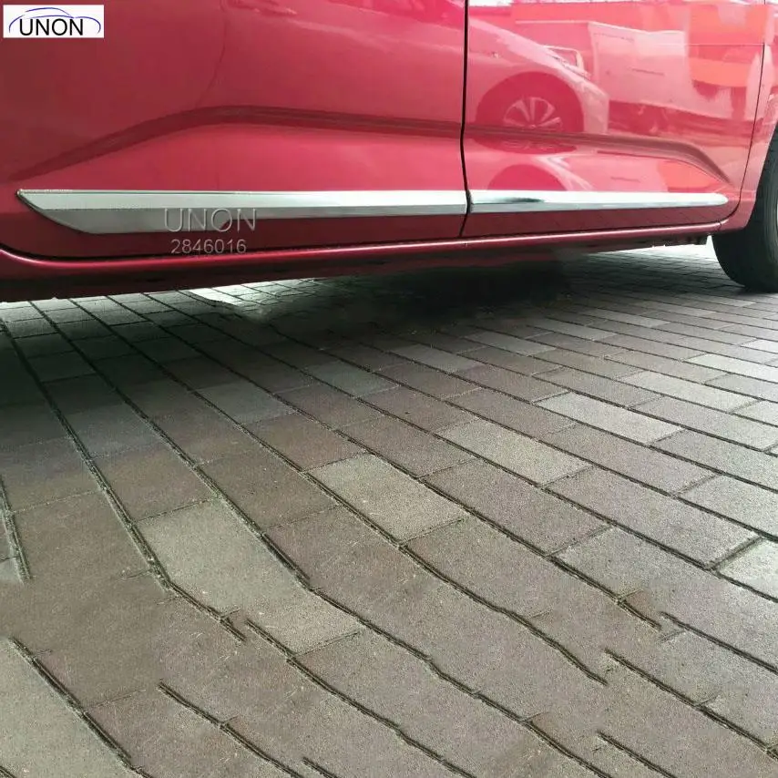 Автомобильный детектор ABS отделка кузова молдинг на боковые двери Stick Strip mould Part 4pcs