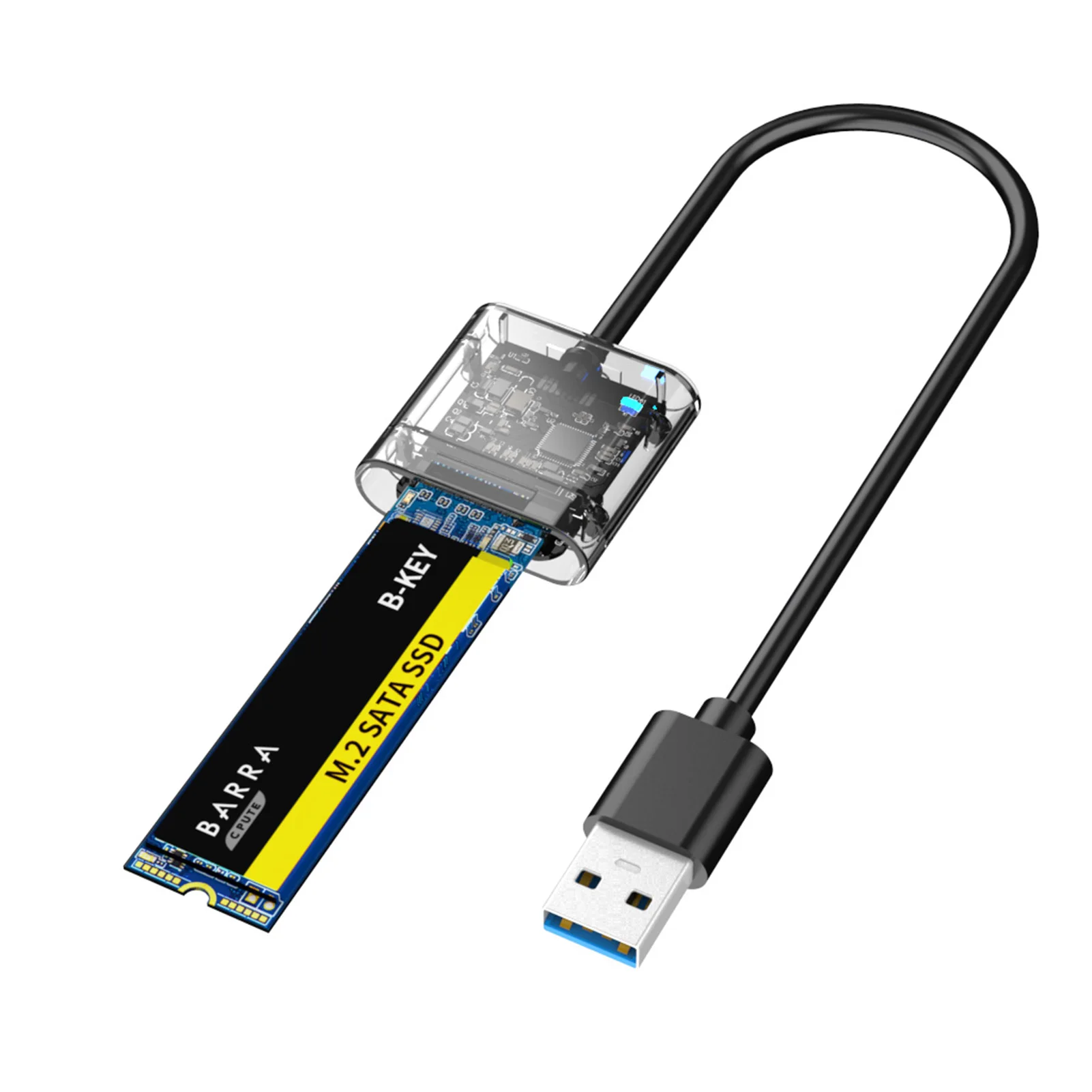 

USB 3,0 на M.2 NGFF SSD адаптер корпуса M.2 высокоскоростной отличный адаптер для PCI-E SATA M.2 SSD Прямая поставка