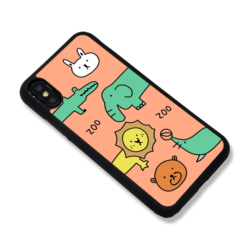 Милый чехол для телефона с изображением животных из мультфильма bigflower кролика
