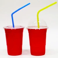 lber 50pcsset party cup bar restaurant supplies household items for home supplies 450ml red disposable plastic cup