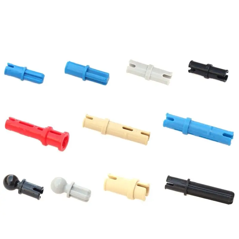 

200g/lot high-tech Pin Connectors Bolt Bush MOC Building Blocks Bricks Spare Parts Toys fit for 6628 2780 3673 3749 6558 11214