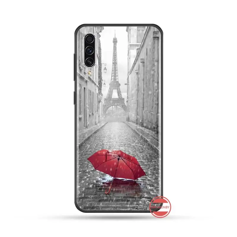 

Romantic Paris Eiffel Tower Phone Case For Samsung A20 A30 30s A40 A7 2018 J2 J7 prime J4 Plus S5 Note 9 10 Plus