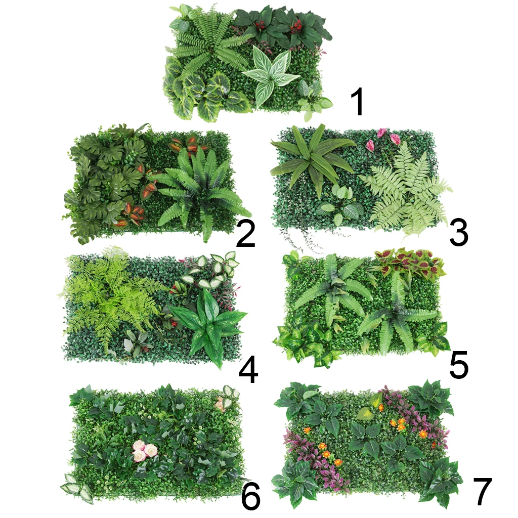 Искусственные уличные искусственные растения для живой изгороди газон Топики