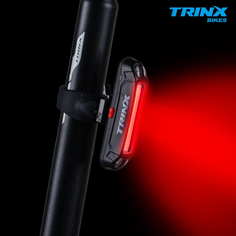 Велосипедный фонарь Trinx светодиодный водонепроницаемый Предупреждение с
