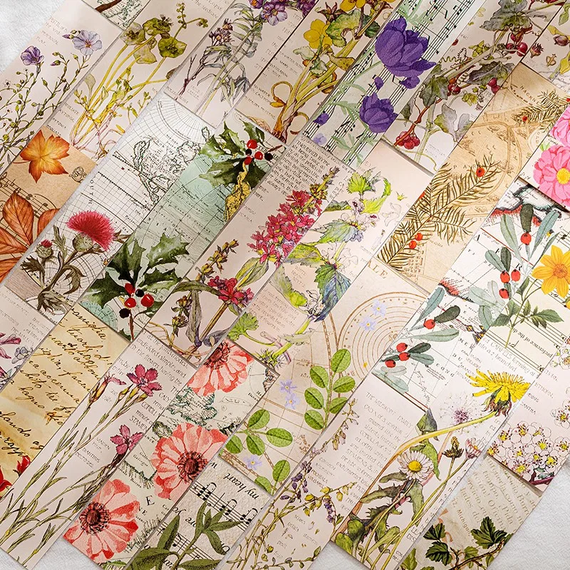 

240 шт./лот бумажные закладки для творческого декора в стиле музеев и флористов, «сделай сам», липкие заметки, блокноты для записей, офисные ст...