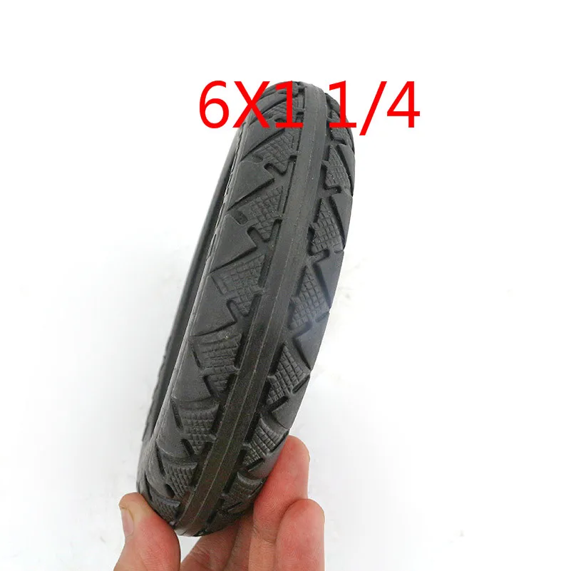 

Маленький Электрический скутер 6x1 1/4 для серфинга, однотонная шина, 6 дюймов, складное электрическое транспортное средство, без надувания, од...