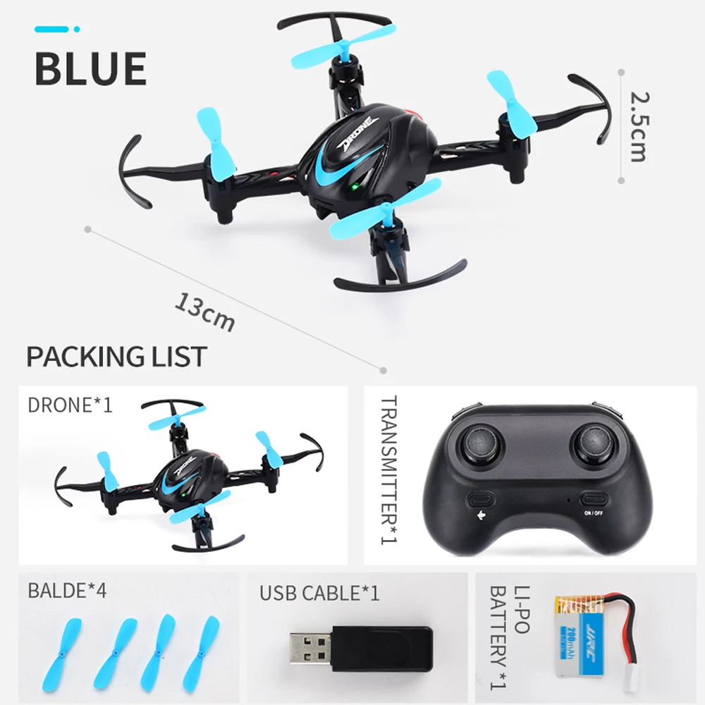 Мини-Квадрокоптер JJRC H48 6-осевой микро-Квадрокоптер 2 4 ГГц дистанционное