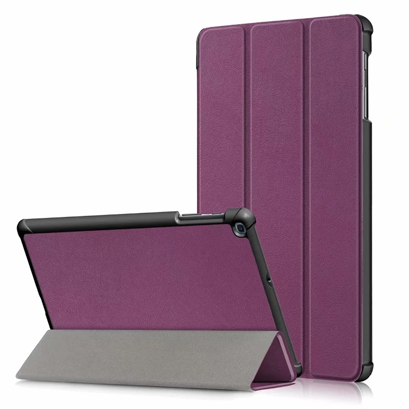 

Leather Texture Smart Sleep Wake Tablet Case For Xiao mi Mipad 4 Shockproof Protective Support Stand Plain Magnetic Tablet Case