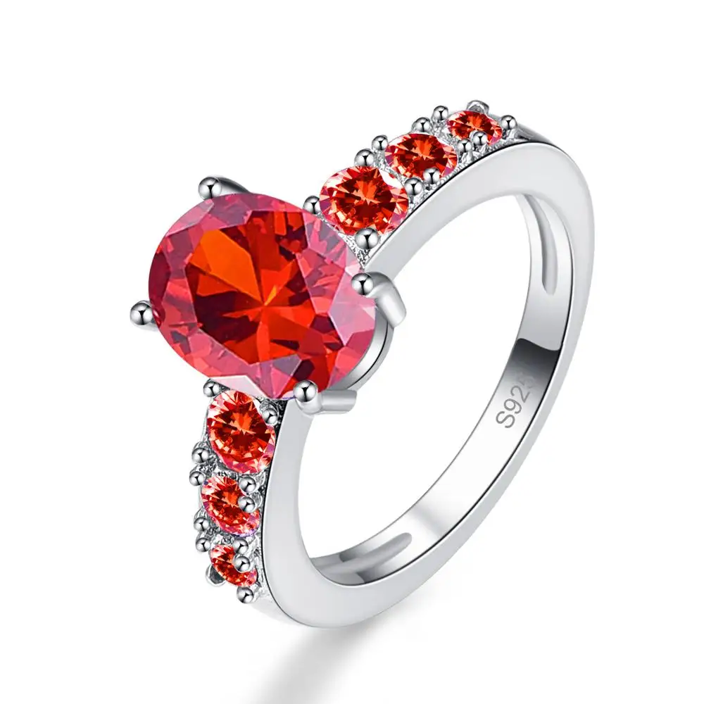 Lingmei красивая мода овальный циркон обручальные ювелирные изделия кольца