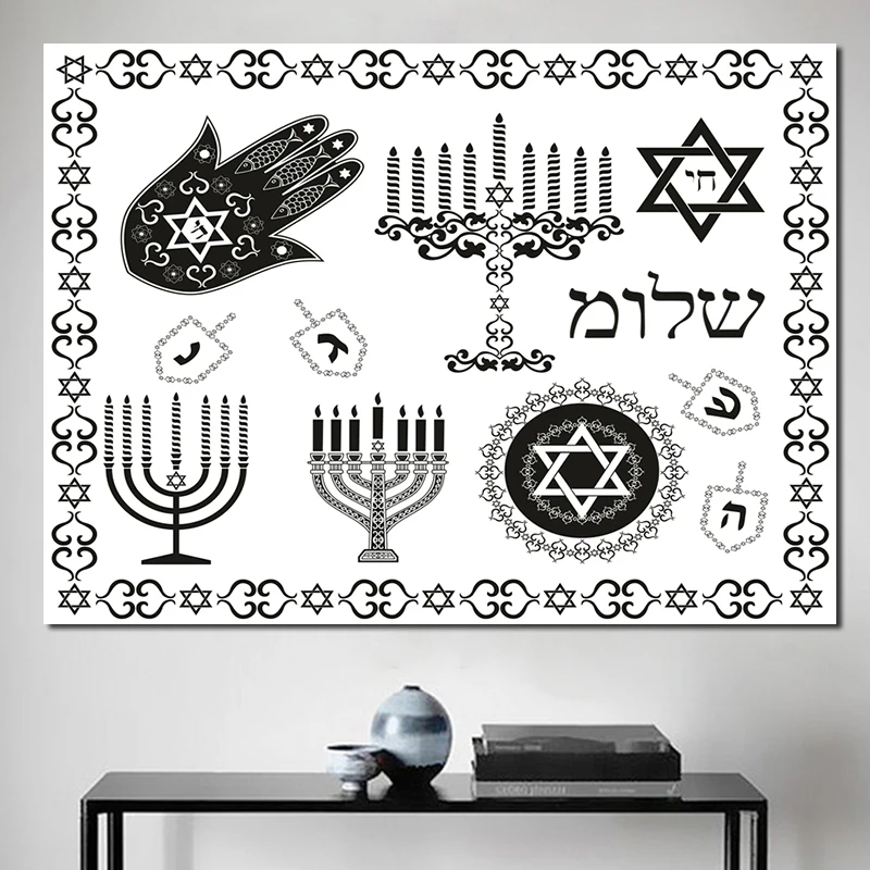 Буддийская картина с символом стестика мандала Картина на холсте буддийская