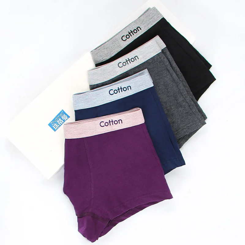 

Classic New Cotton Printed Men's Underwear Summer Tide Seamless Men Boxer Shorts U Convex Underwears Boys Personality Fashion