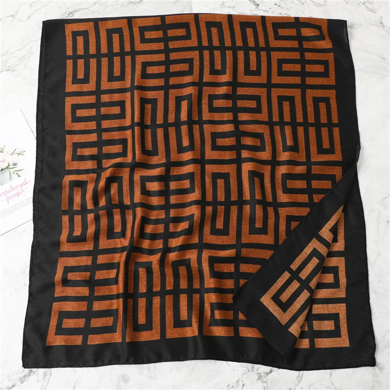 

Designer Women Cotton Scarf Spring New Female Large Shawls and Wrap Pashmina Summer Beach Hijabs Stoles Long Headscarf Foulard