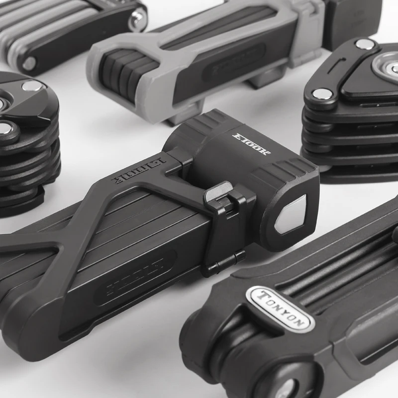 

Foldable bicycle lock Hamburg lock alloy anti-theft lock mini MTB road bike bicycle folding lock multi-function chain lock