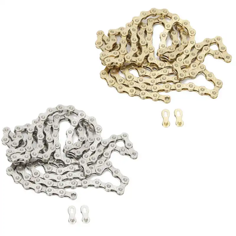 Велосипедная цепь F10 складной горный и дорожный велосипед стальная 10 скоростей