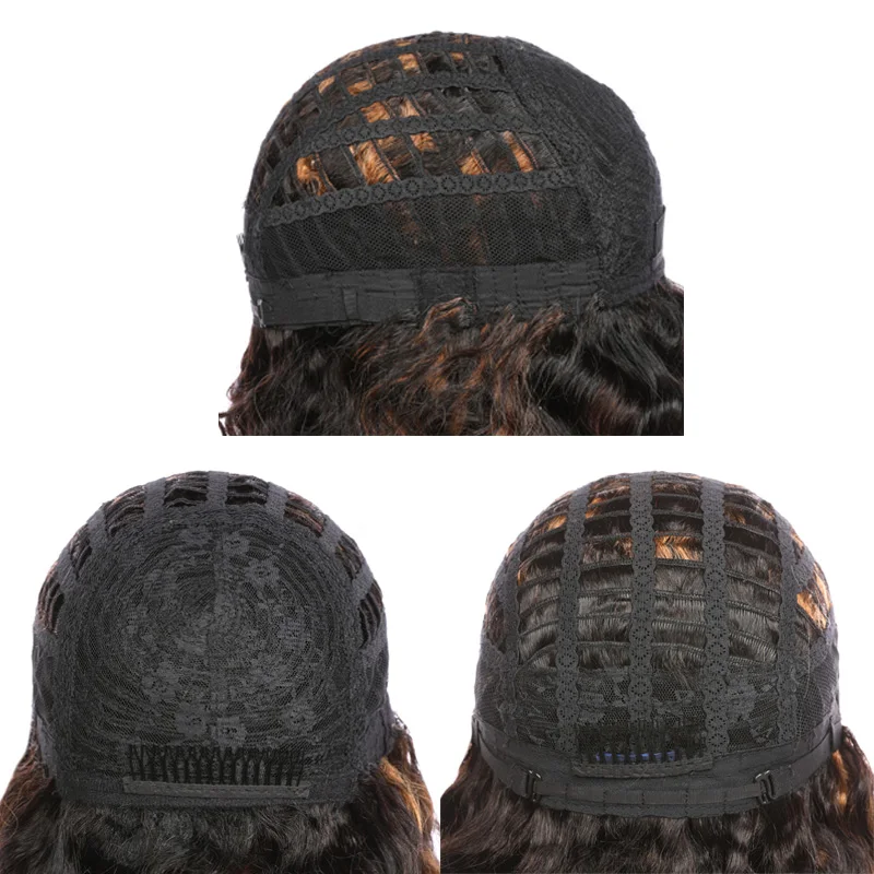 Парик из человеческих волос свободные волнистые волосы короткий Боб парик с