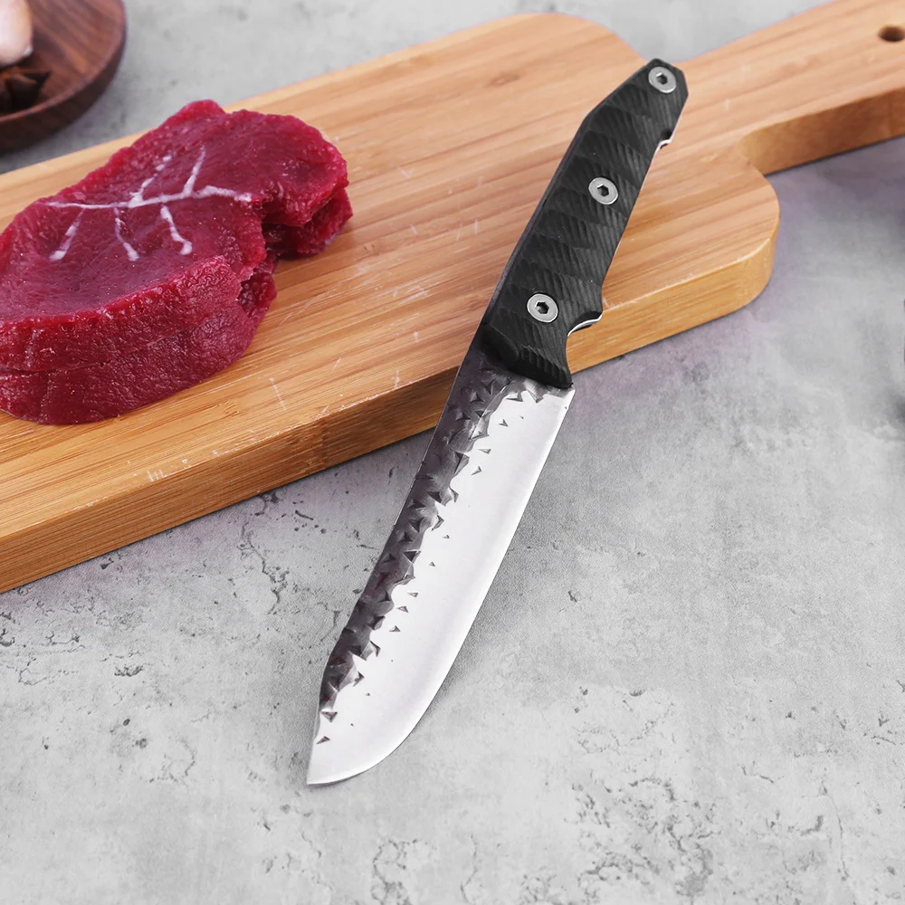Кованый нож 5 7 8 дюйма кухонный шеф-нож мясника универсальные ножи для нарезки
