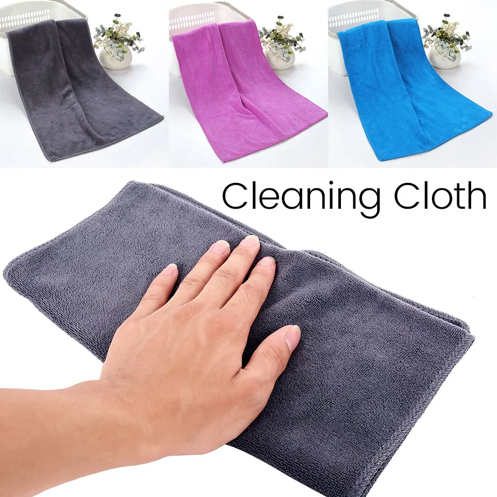 Полотенце для чистки автомобиля микрофибра коралловый бархат ткань