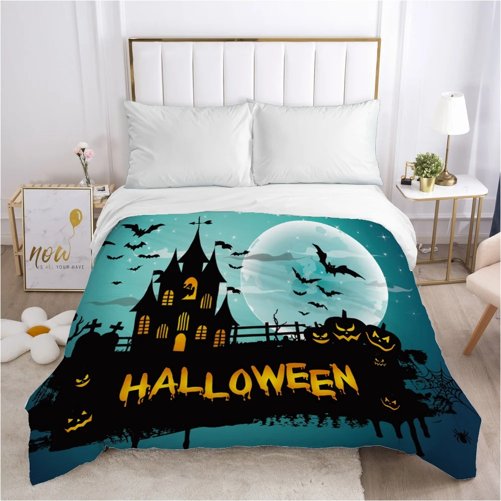 

Cartoon Hallowmas Children's Duvet cover Quilt/Blanket/Comfortable Case Bedding for kids baby boy girls 140x200 for Home moon