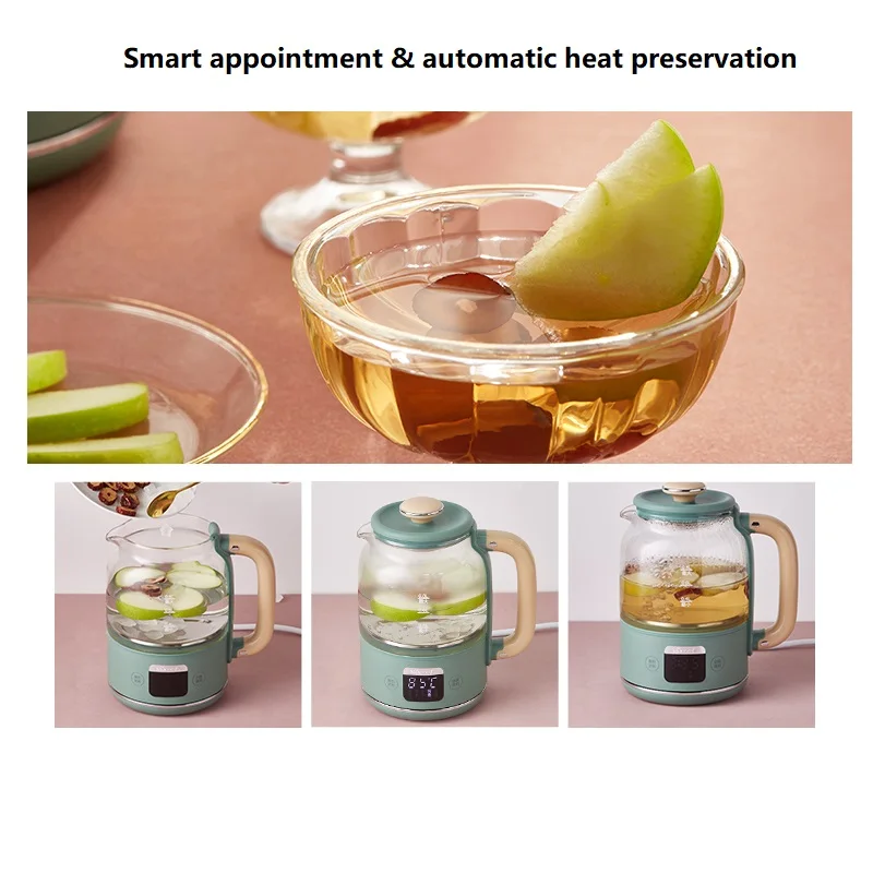 

220V 800ML Household Electric Kettle Glass Multifunctional Mini Water Boiling Machine Dessert Tea Cooking Pot Multi Cooker