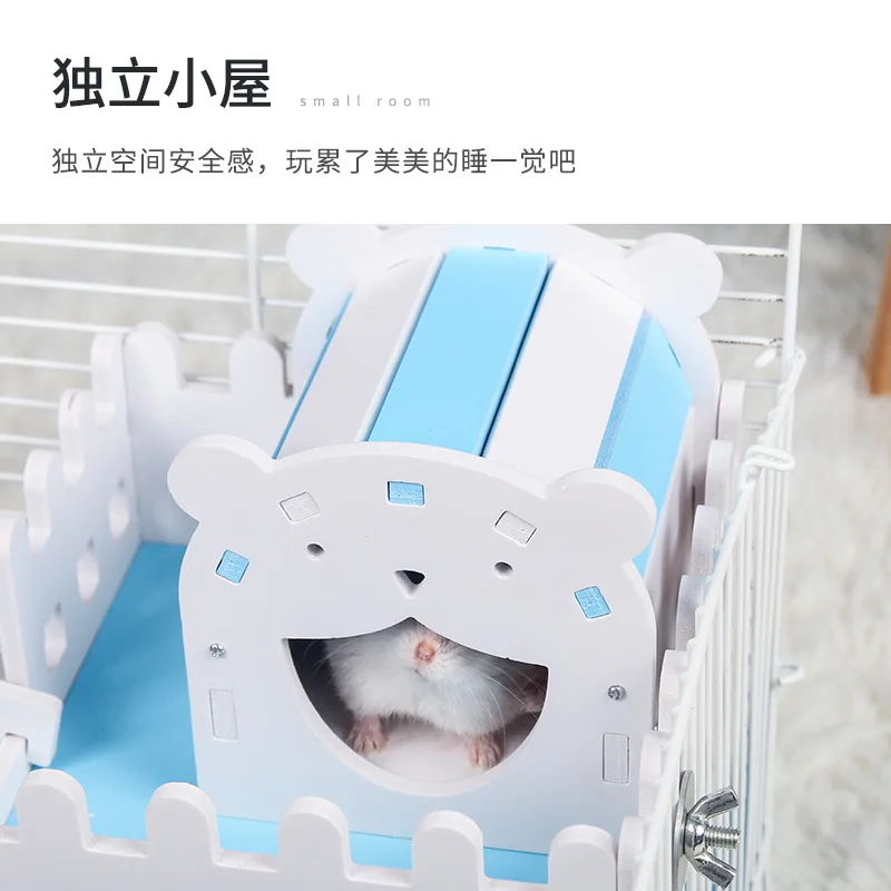 Маленький хомяк принадлежности для клетки полный роскошный большой комплект