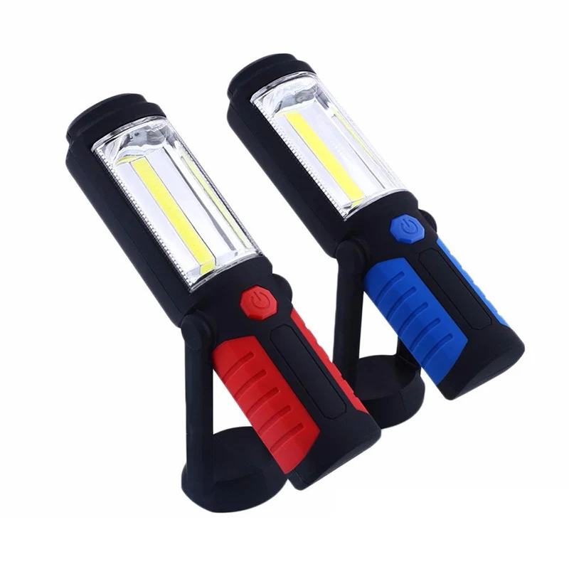 Новый 2 шт. ручной перезаряжаемый светодиодный фонарь 3 Вт с магнитом для кемпинга