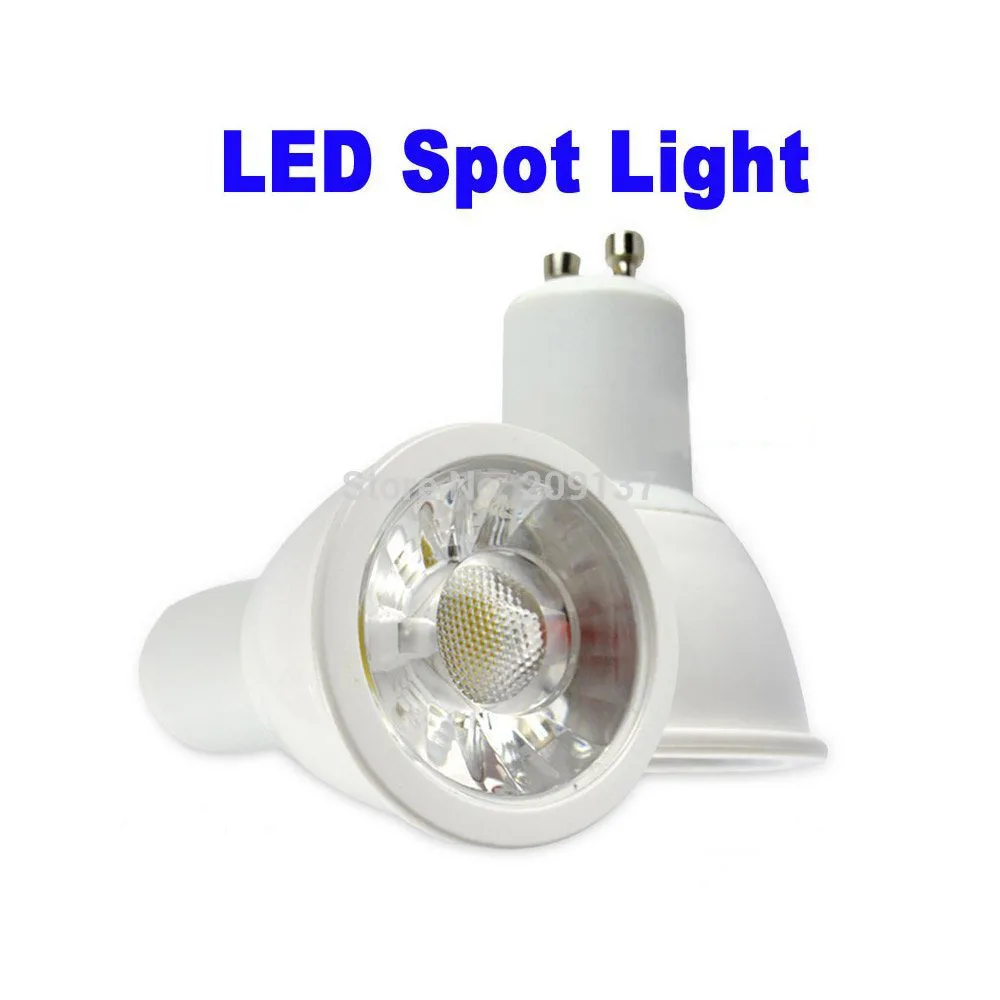 

30PCS 6500K Super Bright AC 85-265V 7W 2700k COB LED Lamp GU10 E27 Bulbs Light Warm Cool White Light Spotlight