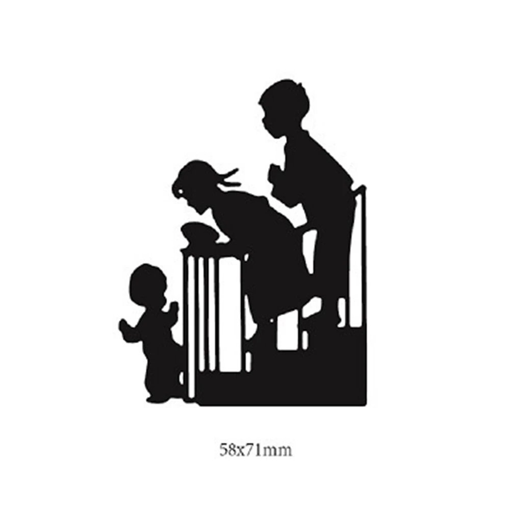 Рождество мультфильм металлические режущие штампы Скрапбукинг Ремесло