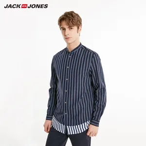 Мужская Повседневная рубашка в полоску с длинным рукавом JackJones 219105518