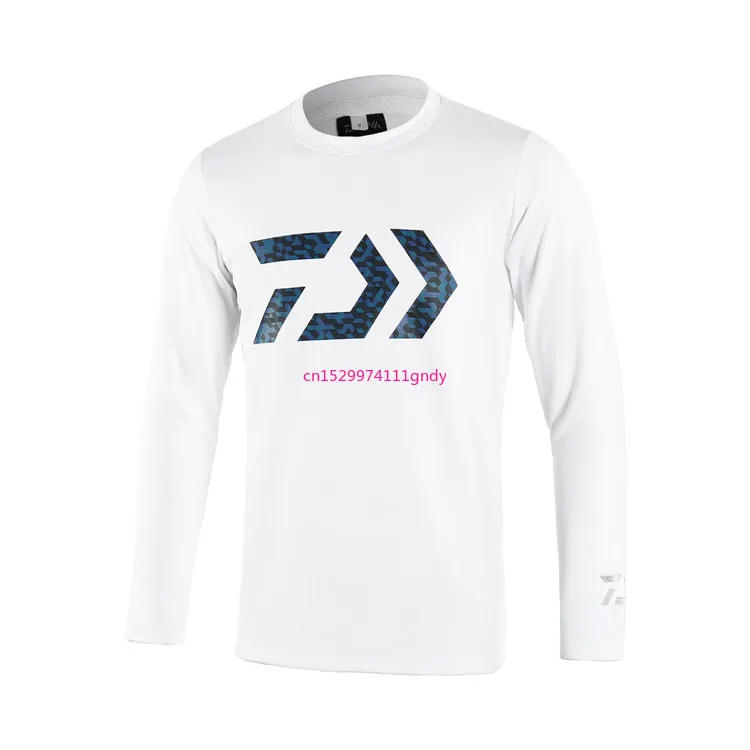

2021 DAIWA Fishing Clothing Cool Sportswear Mosquito Proof Long Sleeve Autumn Fishing Shirt Quick Dry Sunscreen Fishing Jersey