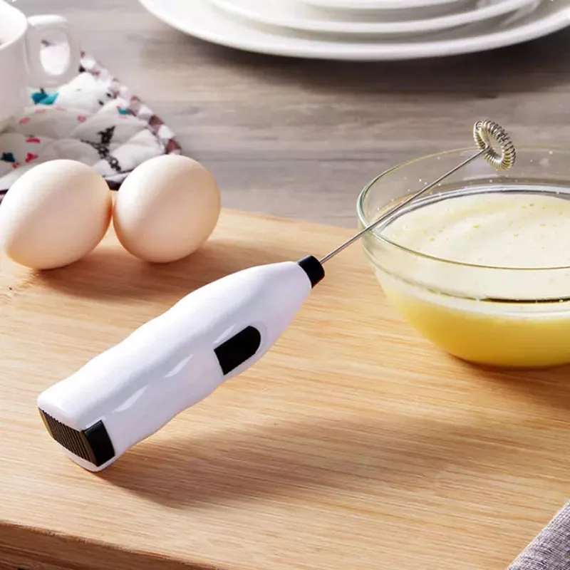 Frother молочный Электрический взбиватель яиц венчик молока для кофейных напитков