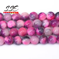 wholesale tourmaline persian jades natural stone bedas for jewelry making loose spacer round beads diy necklace 681012mm 15
