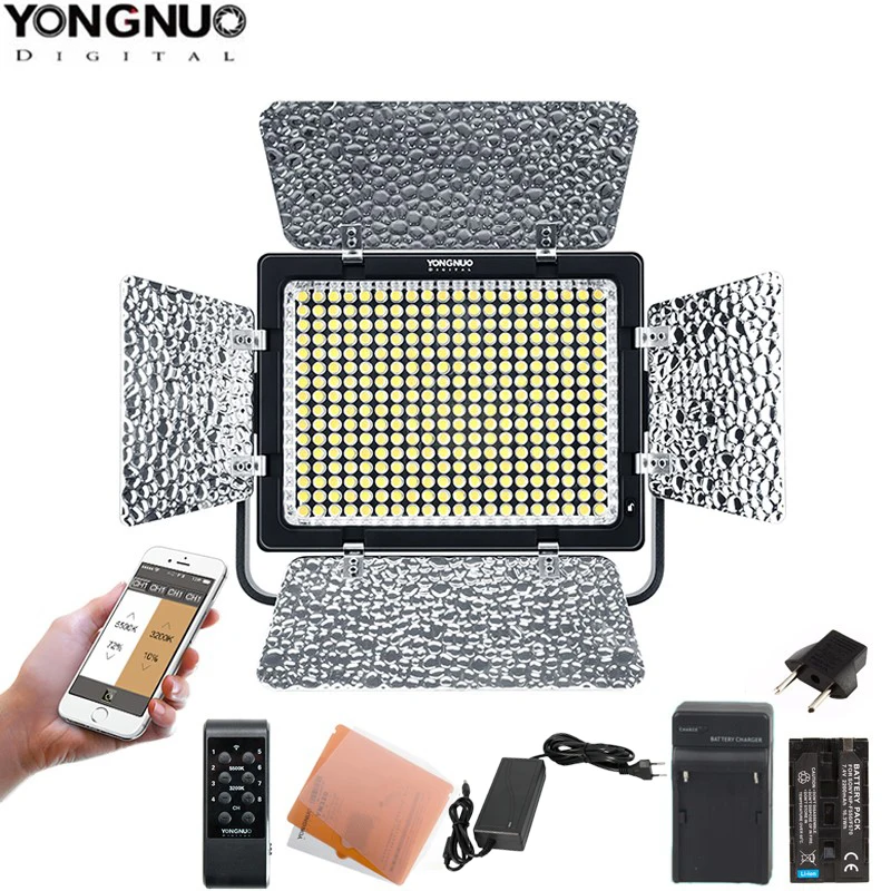 Профессиональный светодиодный видеосветильник Yongnuo YN320 управление через