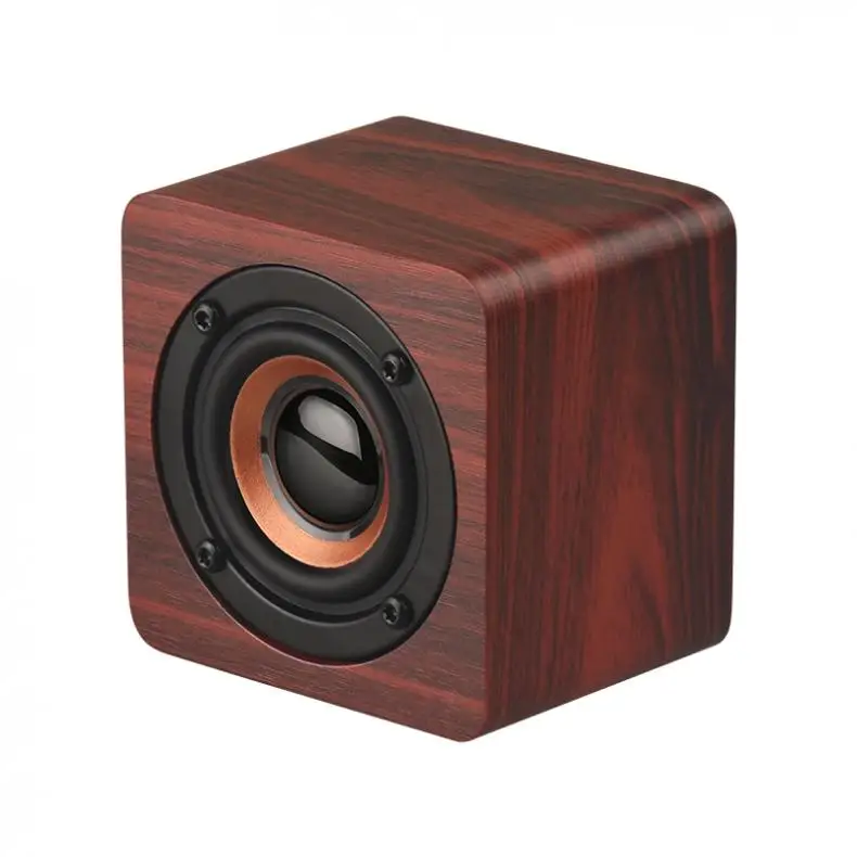Q1 3W Wooden Mini Wireless 4.2 Speaker с расстоянием соединения 10M для смартфона/ПК | Электроника