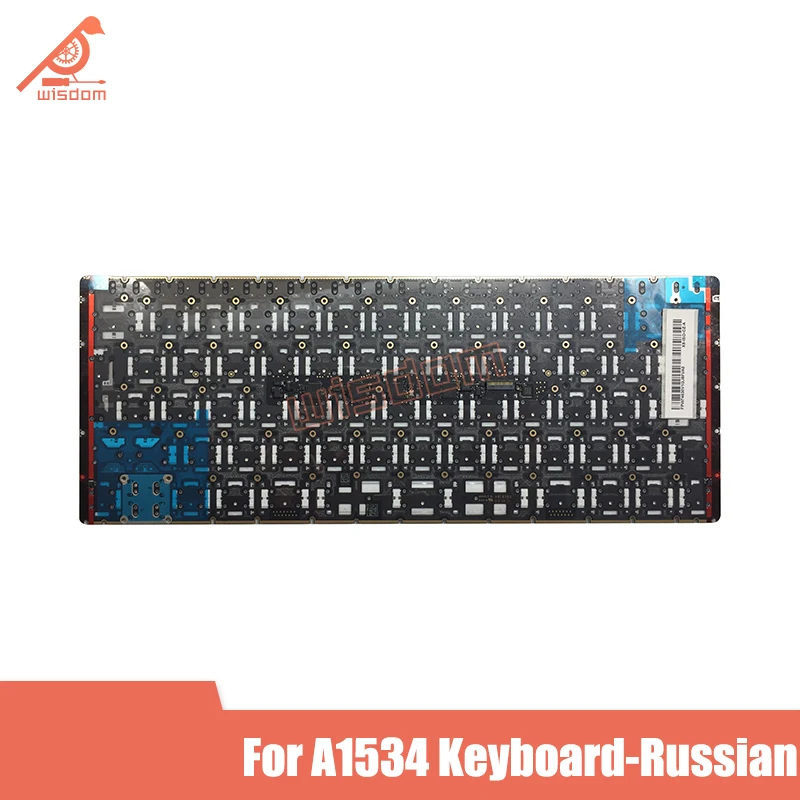 Полный новый ноутбук A1534 Русская клавиатура + винты для Macbook 12 &quotA1534 2015 2016 2017 год |