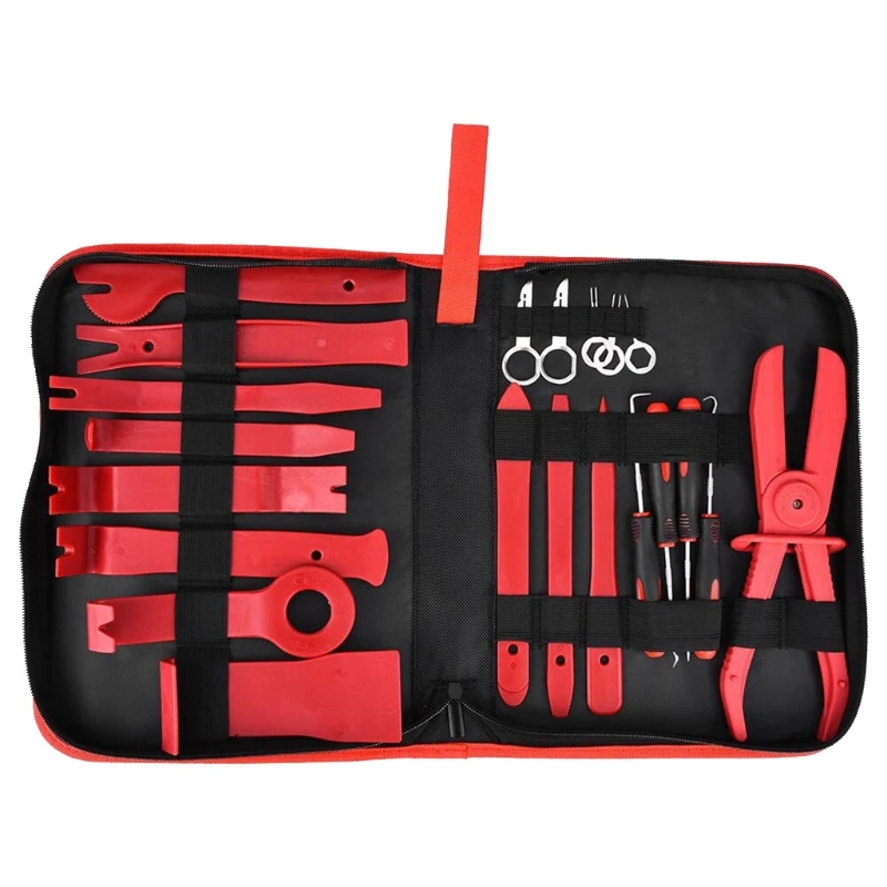 

Набор многофункциональных прочных инструментов для ремонта автомобильной аудиосистемы, комплект из 21 предмета для демонтажа автомобильны...