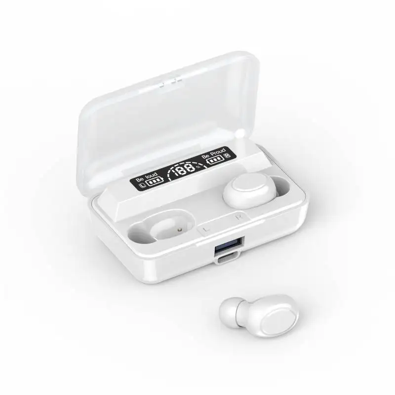 

TWS Bluetooth V5.1 Earphone Wireless Headphones With Noise Cancelling Microphone HiFi Stereo Headset Sport Waterproof Earbuds