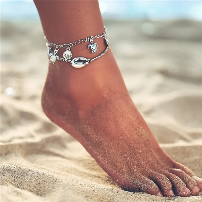 Идеально подходит для ножных браслетов в богемном стиле с морскими ракушками