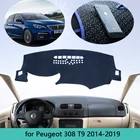 Автомобильный коврик для приборной панели Peugeot 308, T9, 2014  2019, 308, 308sw, 308GTI