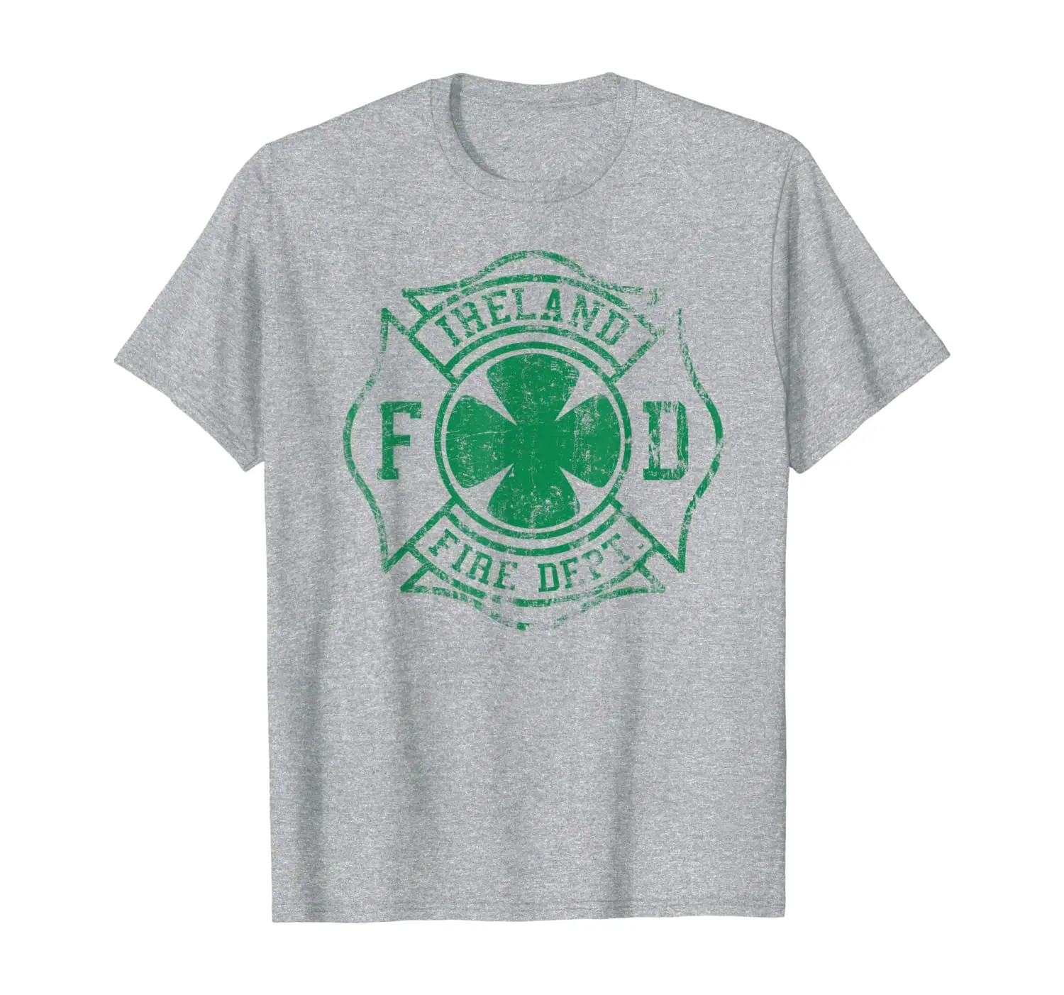 

Irish Fire Fighter Maltese Cross Ireland Department T Shirt