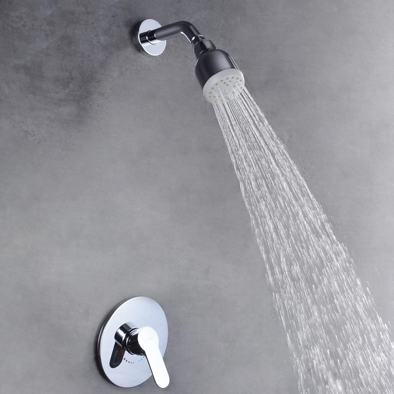 Роскошный латунный хромированный смеситель различных функций Встраиваемый