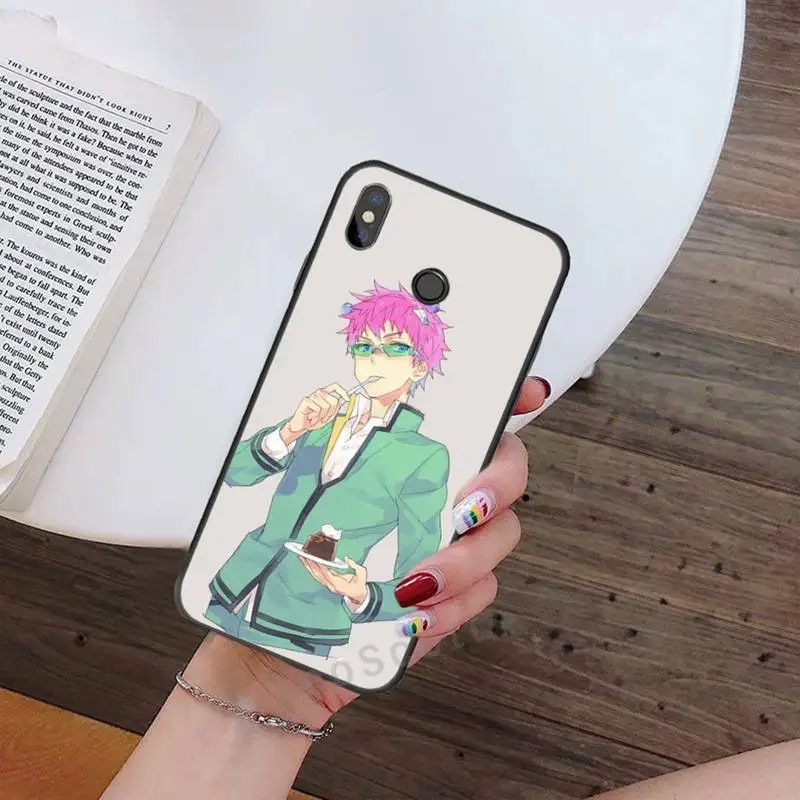 

Saiki Kusuo no Psi Nan Phone Case For Xiaomi Redmi note 4 4X 8T 9 9s 10 K20 K30 cc9 9t pro lite max