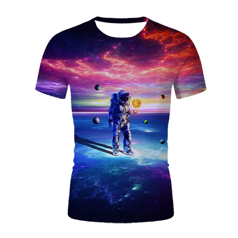 

Men'sCasual T-shirt Short-sleeved T-shirt 3DPrinting Shirt Casual Hip-hop Printing T-shirt Perspiration running fitness Top