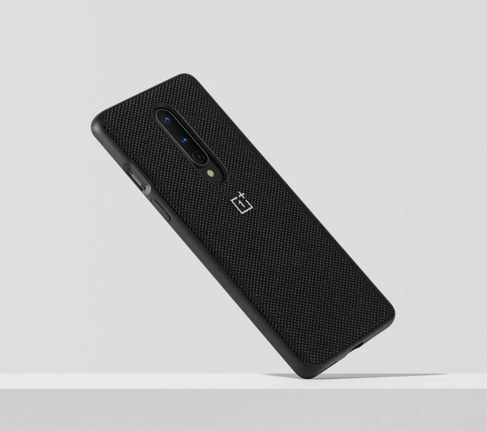 Cyan Official Bumper Oneplus 8 Case Original Carbon Sandstone Nylon Back Cover