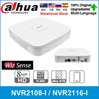 dahua nvr 8ch 4k nvr nvr2108 i nvr2116 i 16ch smart 1u wizsense network video recorder remote view surveillance system