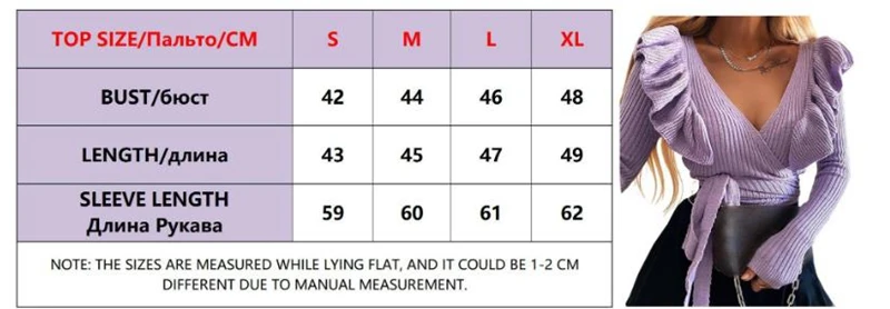 

2020 Fall/winter Slim Solid Color Knit Sweater Long Sleeve Blouse Sexy V-neck Sweater For Women