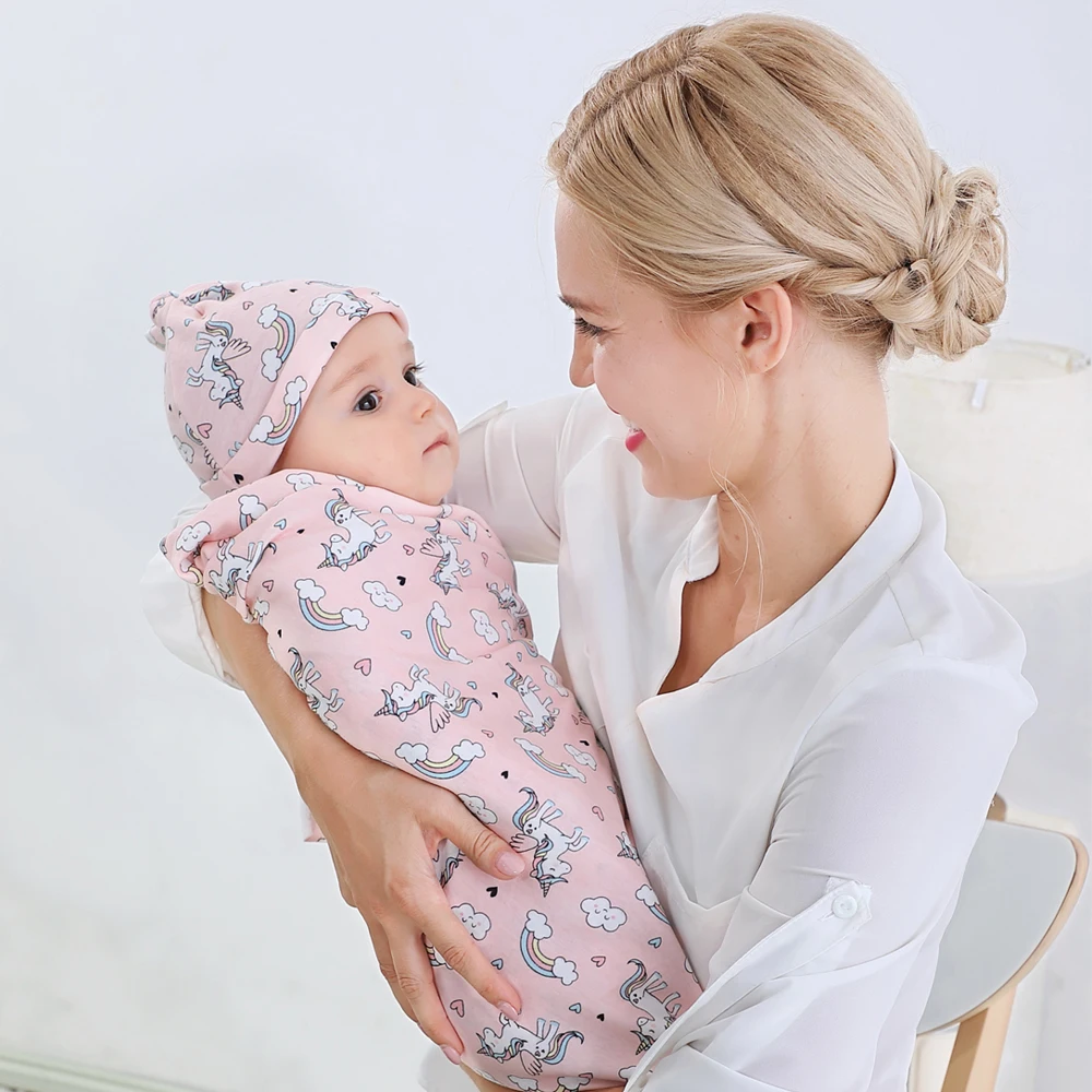 

Newborn Baby Swaddle Wrap 100% Cotton Soft Infant Newborn Baby Products Blanket & Swaddling Wrap Blanket Sleepsack
