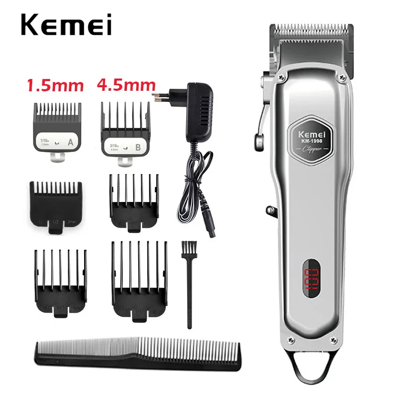 Машинка для стрижки волос Kemei профессиональный триммер мужчин электрическая