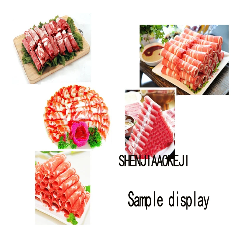 

1PC Automatic Lamb Slicer JC-600 Commercial Meat Slicer Lamb Roll Machine Frozen Beef And Mutton Volumes Planing Machine 220V